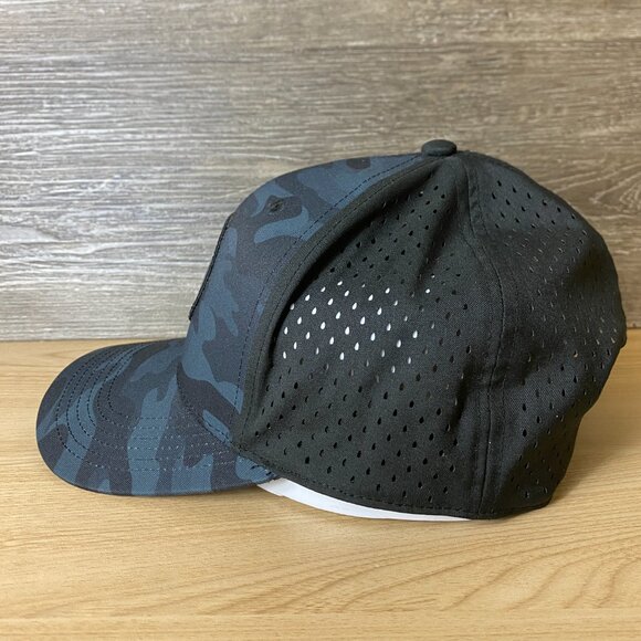 Big Dick's Salty Seaman Hat Cap Strap Back Gray Black Camo Adjustable - Picture 4 of 9